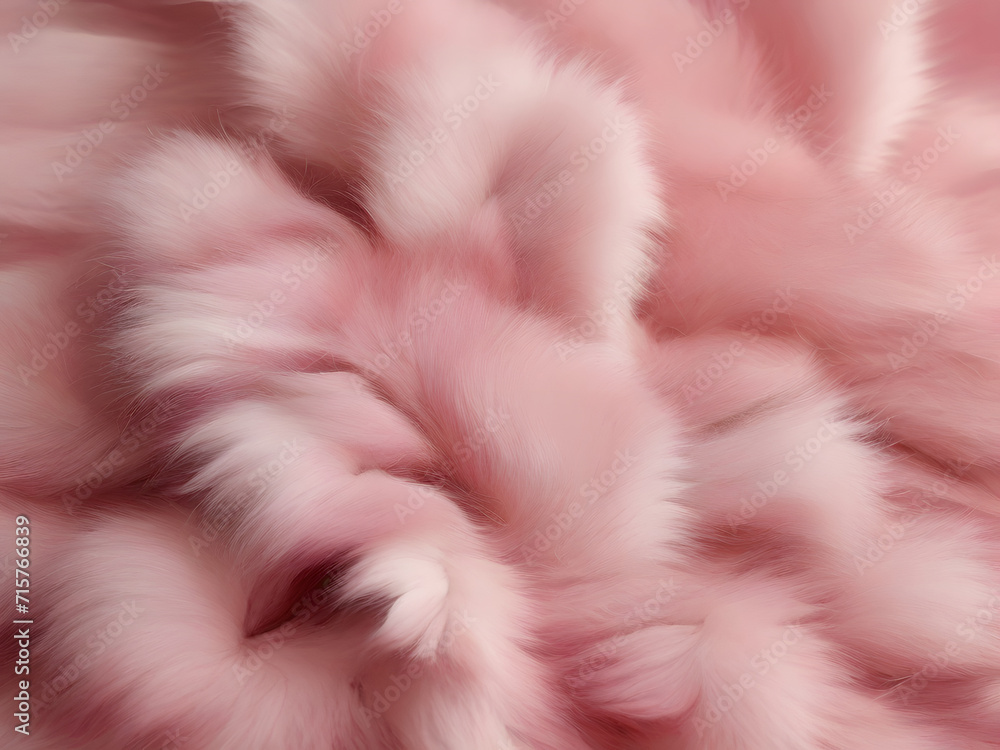 Fur pattern, smooth curls, pink and white Fur pattern, smooth curls, pink and white