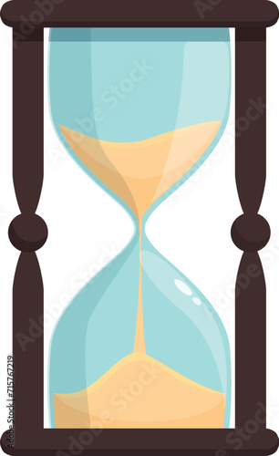 Game hourglass timer icon cartoon vector. Dial image. Date fast dial