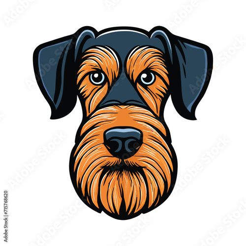Airedale�Terrier graphic vector EPS