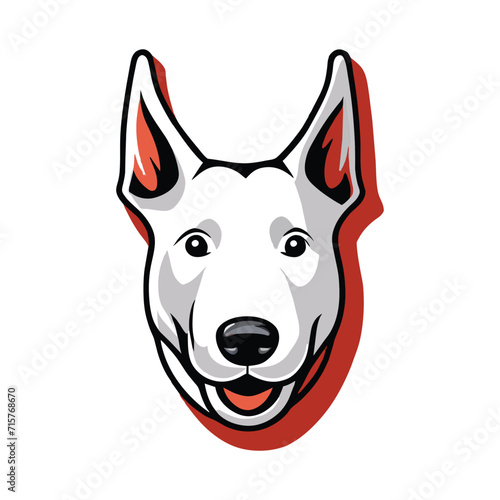 Bull�Terrier graphic vector EPS