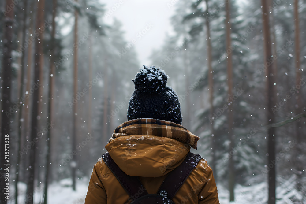 Winter Wonder: Serene Forest Scene in Soft Lighting Winter Wonder: Serene Forest Scene in Soft Lighting