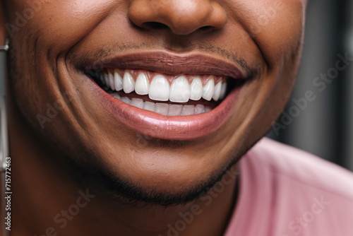 close up of a person smiling