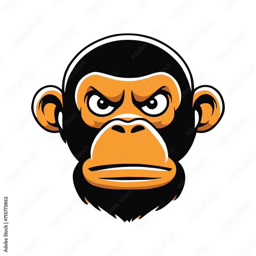 Fototapeta premium Ape graphic vector EPS