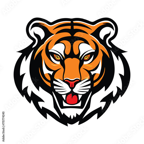 Tiger graphic vector EPS