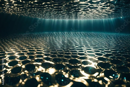 Liquid metallic ripples in a cosmic ocean