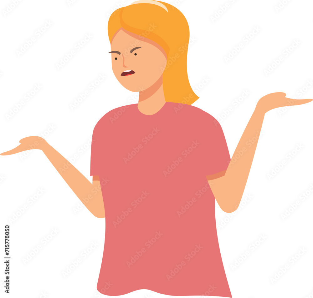 Sad boss child icon cartoon vector. Emotion problem. Sad child Sad boss child icon cartoon vector. Emotion problem. Sad child