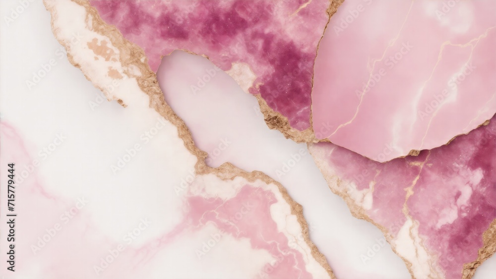 Pink and Golden marble geode background, Marble Texture Background Pink and Golden marble geode background, Marble Texture Background