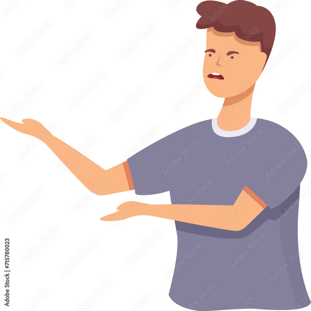 Angry argument icon cartoon vector. Irate problem. Team mind aggressive Angry argument icon cartoon vector. Irate problem. Team mind aggressive