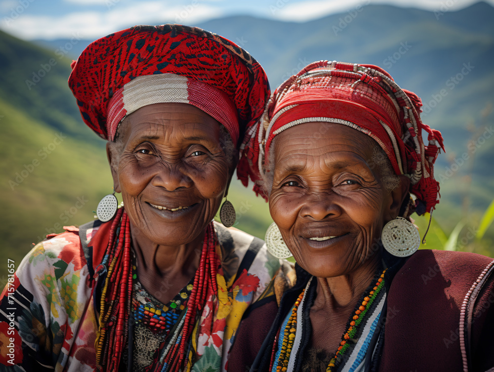 Mujeres africanas disfrutando haciendo deporte Mujeres africanas disfrutando haciendo deporte