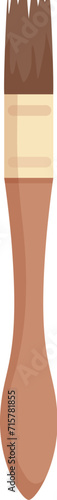 Wood paint brush icon cartoon vector. Activity work. Infant artisan