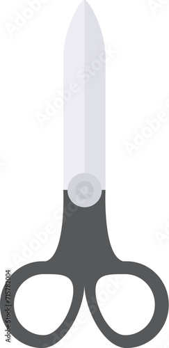 Art work scissors icon cartoon vector. Space artisan. Kid craft work