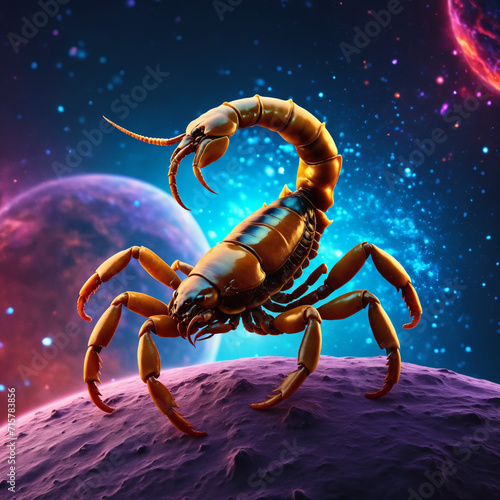 scorpion on sky, HD Wallpaper