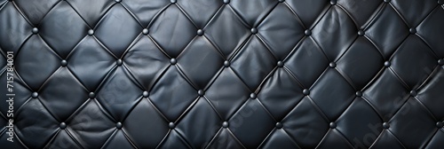 Dark black leather background texture with captions, perfect for design and decoration.