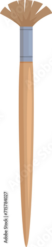 Artist paint brush icon cartoon vector. Class learning. Ceramic area