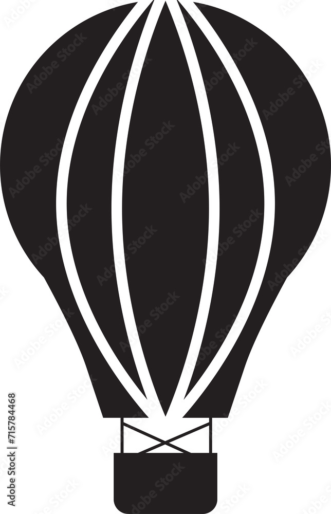 Fototapeta premium Balloon Glyph Icon 