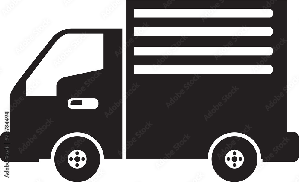 Truck Glyph Icon
Truck Glyph Icon