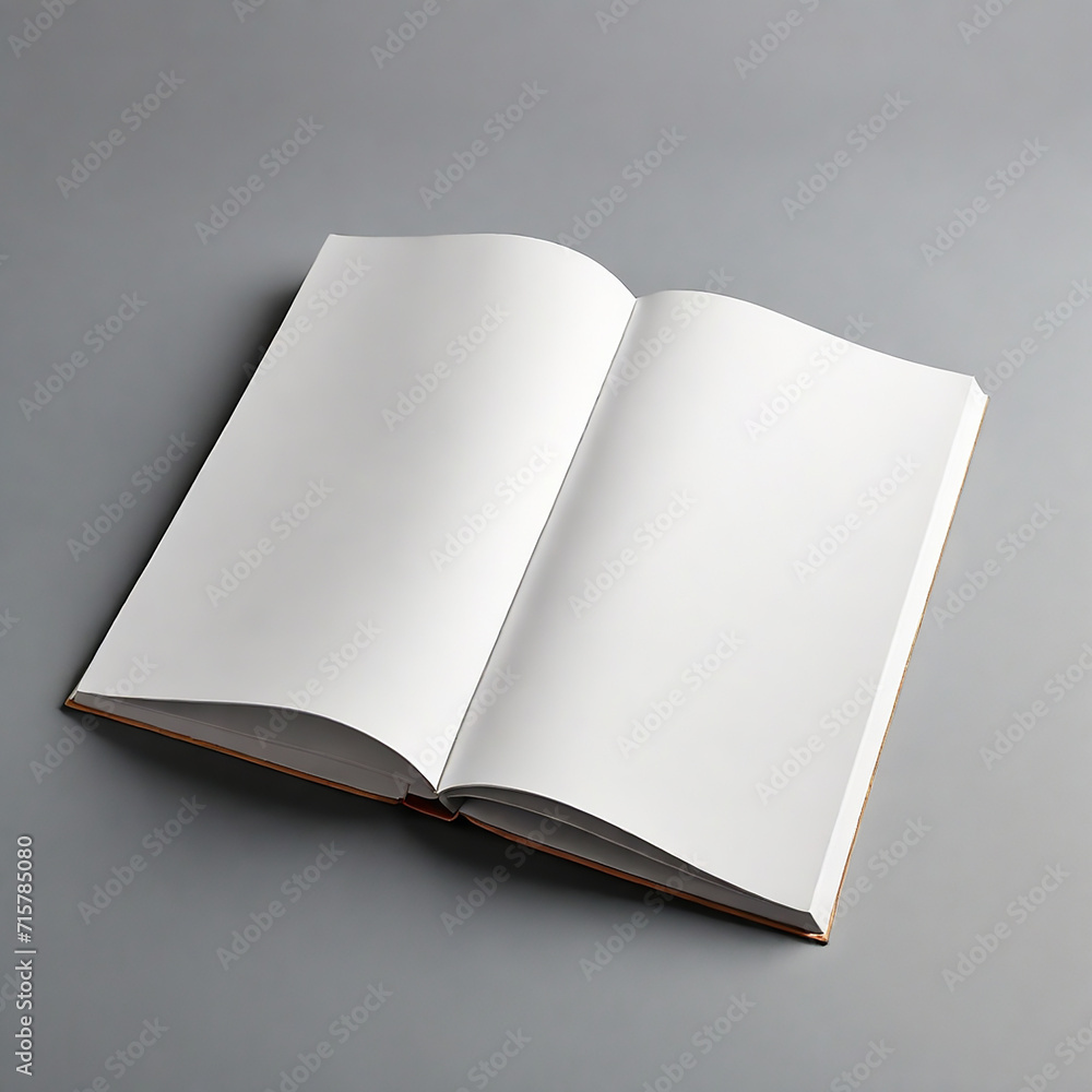 open book with blank pages open book with blank pages