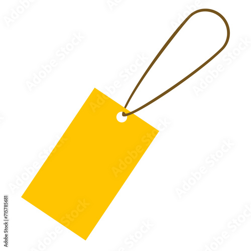 Yellow tag