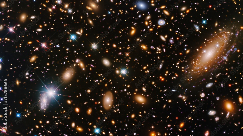 largest photo of the universe with millions of galaxies and universes