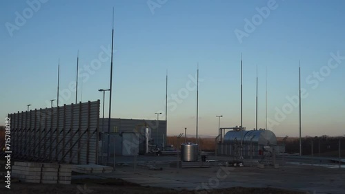 modern secure Gas storage facility photo