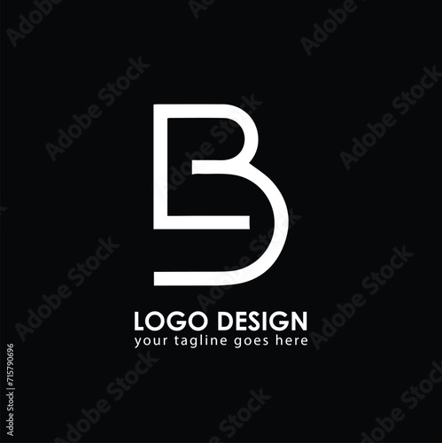 LB LB Logo Design, Creative Minimal Letter LB LB Monogram