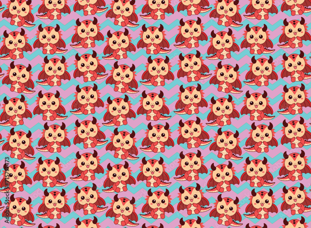 Cute baby dragon, for prints and backgrounds, illustration Cute baby dragon, for prints and backgrounds, illustration