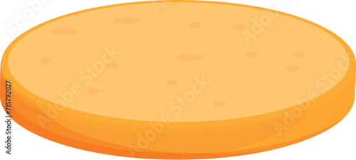 Middle bun slice icon cartoon vector. Smash culinary. Protein melted