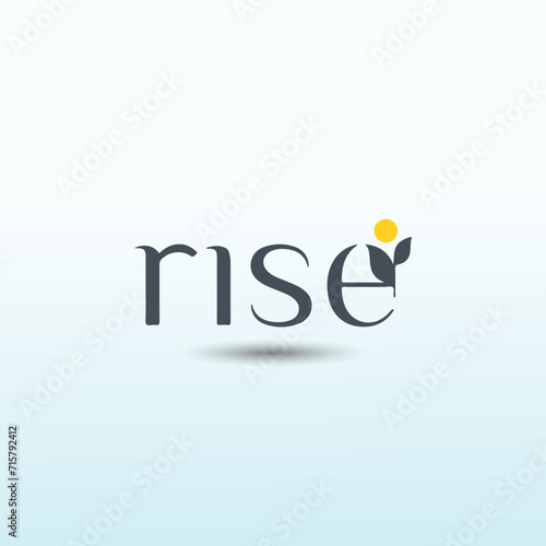 rise medical function vector logo design