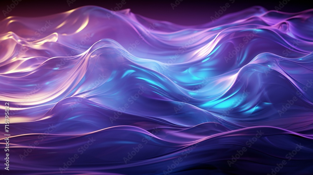 Abstract Neon Wave: Modern Blue and Purple Design with Futuristic Elements Abstract Neon Wave: Modern Blue and Purple Design with Futuristic Elements