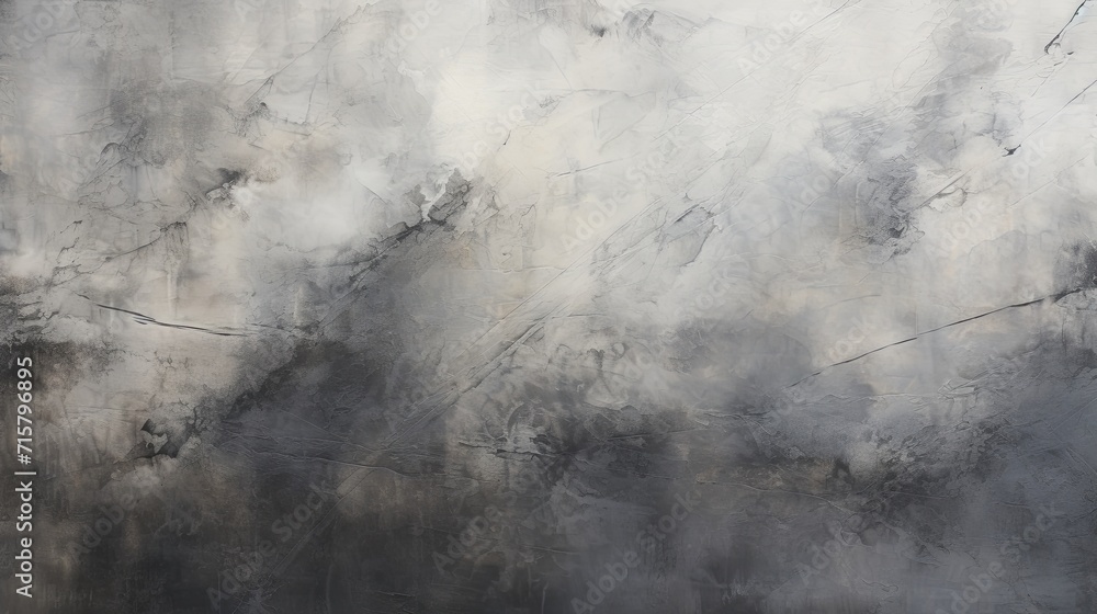 Minimalist charcoal gray and ash splatters texture