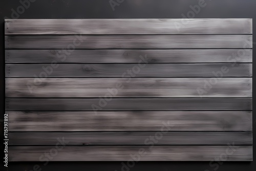 Monochromatic black and gray stripes on a wooden canvas, providing a sleek and modern flat lay with copy space.
