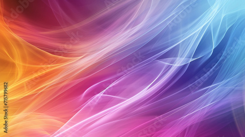 An abstract background with cool colors in lines