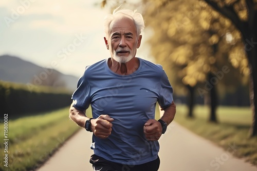 Senior living a healthy lifestyle for longevity