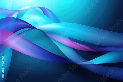 Abstract background awareness teal and purple ribbon for Domestic Violence, Sexual Assault