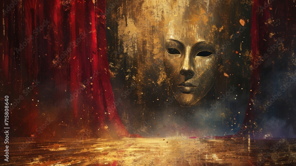Opera and Drama: Opera Masks and Curtains and conceptual metaphors of Emotion and Grandeur
