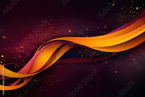 Abstract background awareness day with purple and yellow ribbon for Autoimmune Hepatitis, Chemical Injury and Lupus, Endometriosis  photo