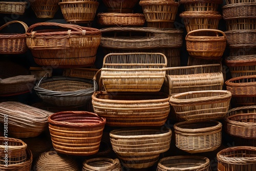 baskets for sale at market © azka