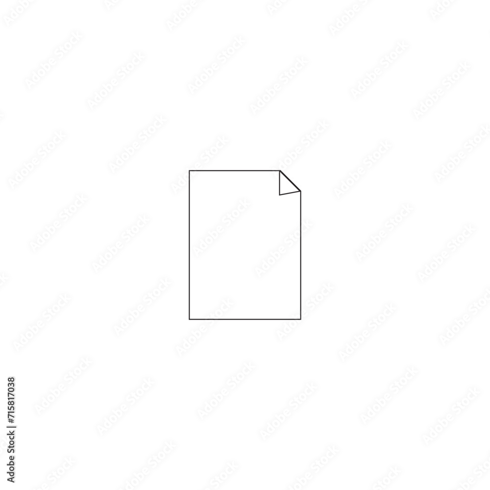 File and document icon vector illustration File and document icon vector illustration