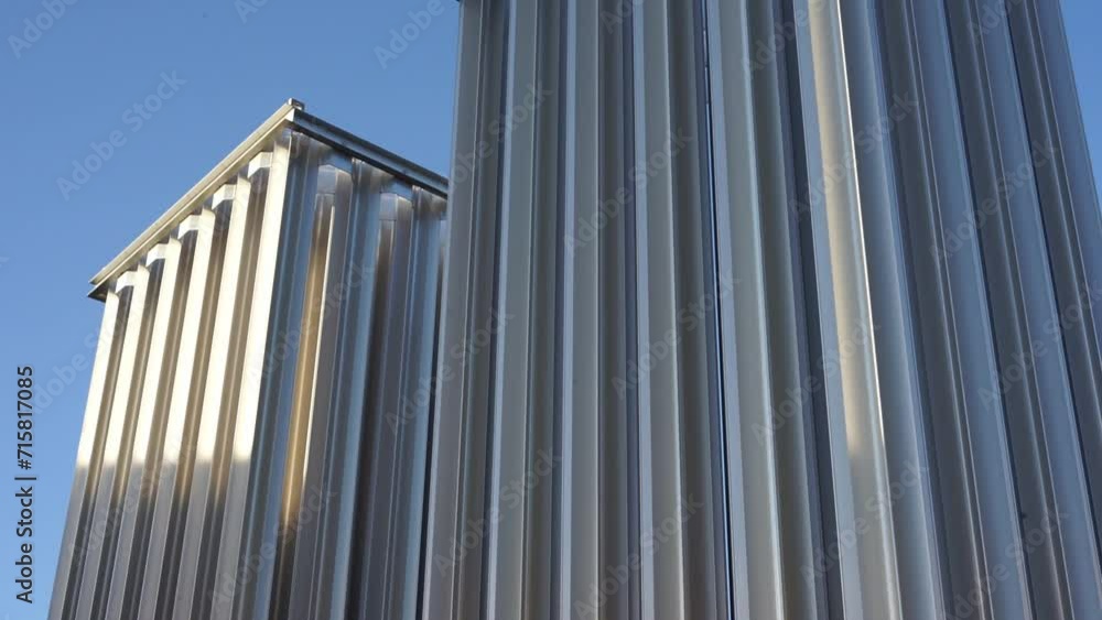large radiator for cooling the building. High quality FullHD footage large radiator for cooling the building. High quality FullHD footage