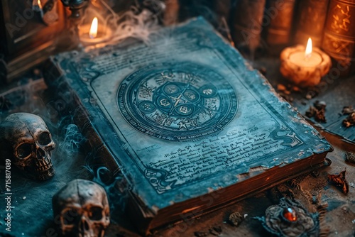 The Book of Spells: Unleashing the Power of the Universe Generative AI photo