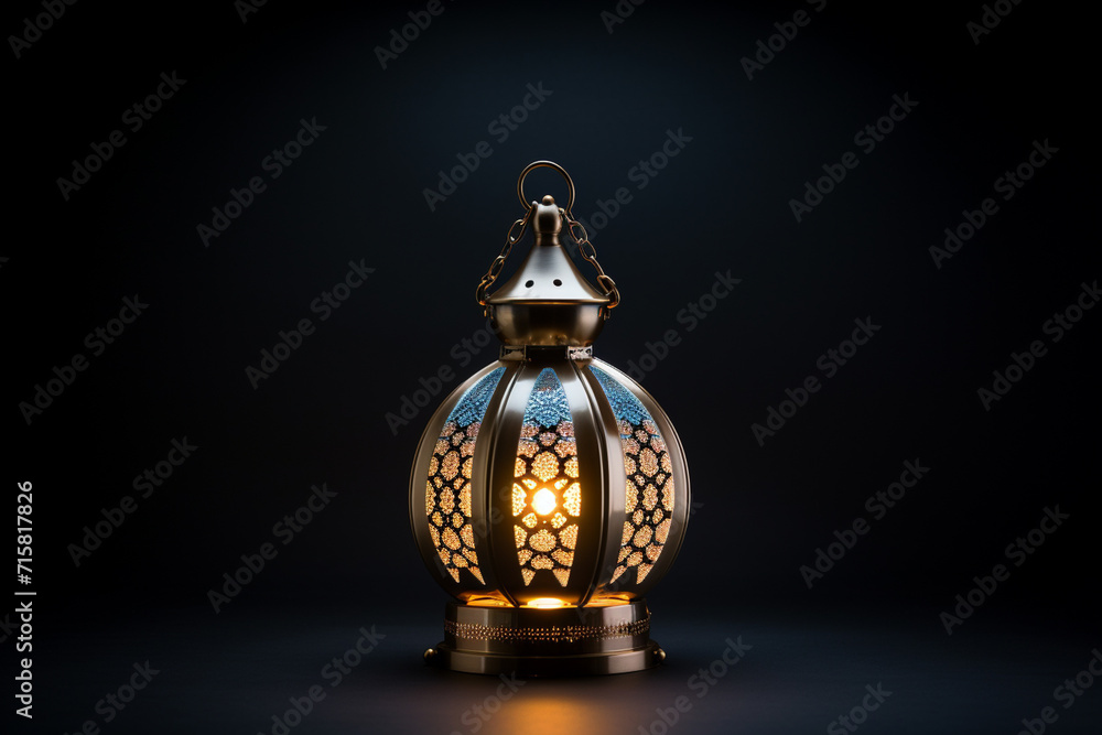 Lantern on dark background. Ramadan Kareem concept. Arabic lantern. Lantern on dark background. Ramadan Kareem concept. Arabic lantern.
