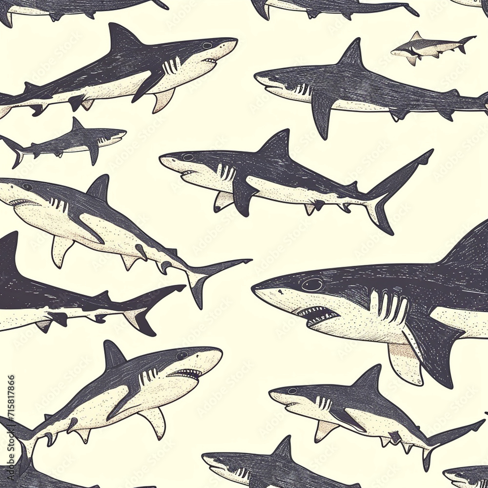 shark, pattern, design, ocean, nature shark, pattern, design, ocean, nature