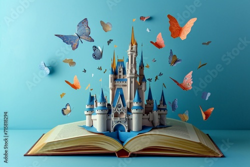 Fantasy Castle Adventure: A Pop-up Book Experience Generative AI