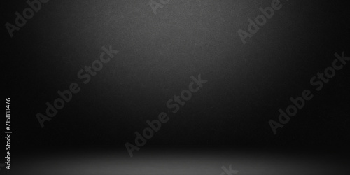 Abstract luxury blur dark gray and black gradient, empty space room for showing display your products. background, gradient room studio