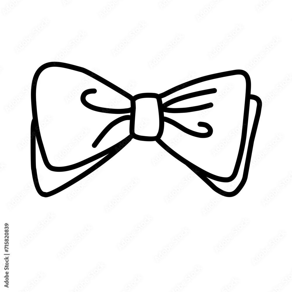 Hand Drawn Bow Hand Drawn Bow