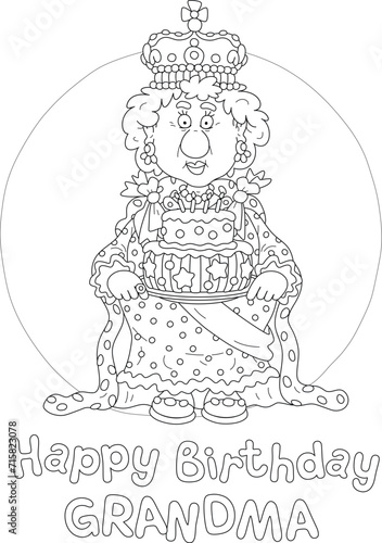 Birthday card with an elder...