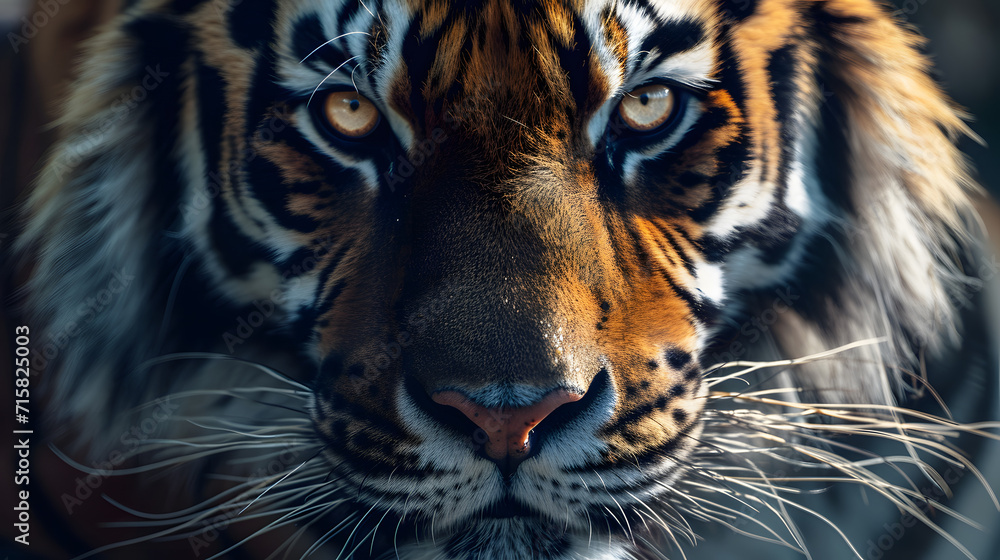 Close up Portrait of a Tiger in the wild