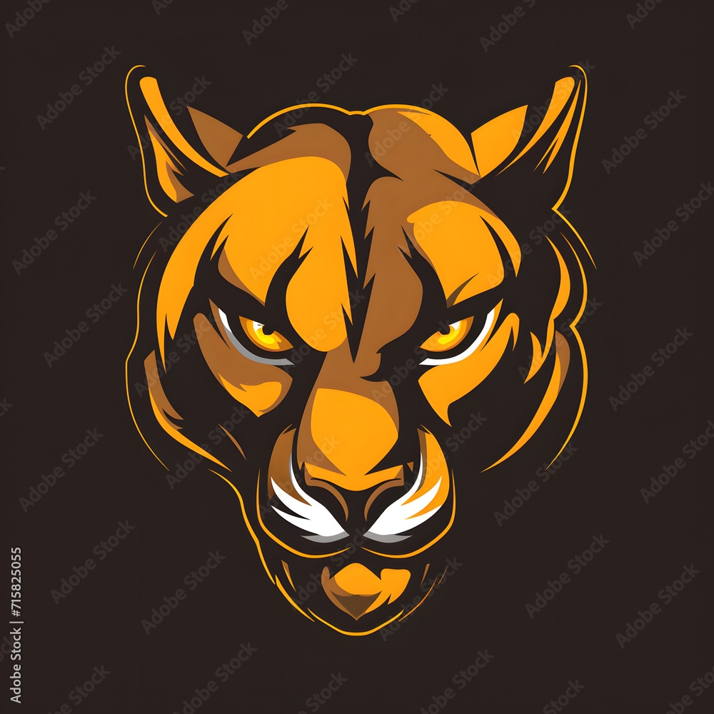 Minimalistic Panther Logo Design Concept  