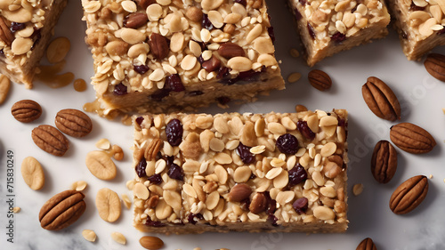 Flake grain seed snack bar for protein source