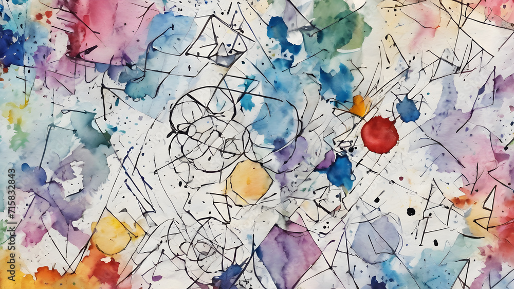 Abstract watercolor background template . Abstract Modern Backgrounds design. AI generated image Abstract watercolor background template . Abstract Modern Backgrounds design. AI generated image